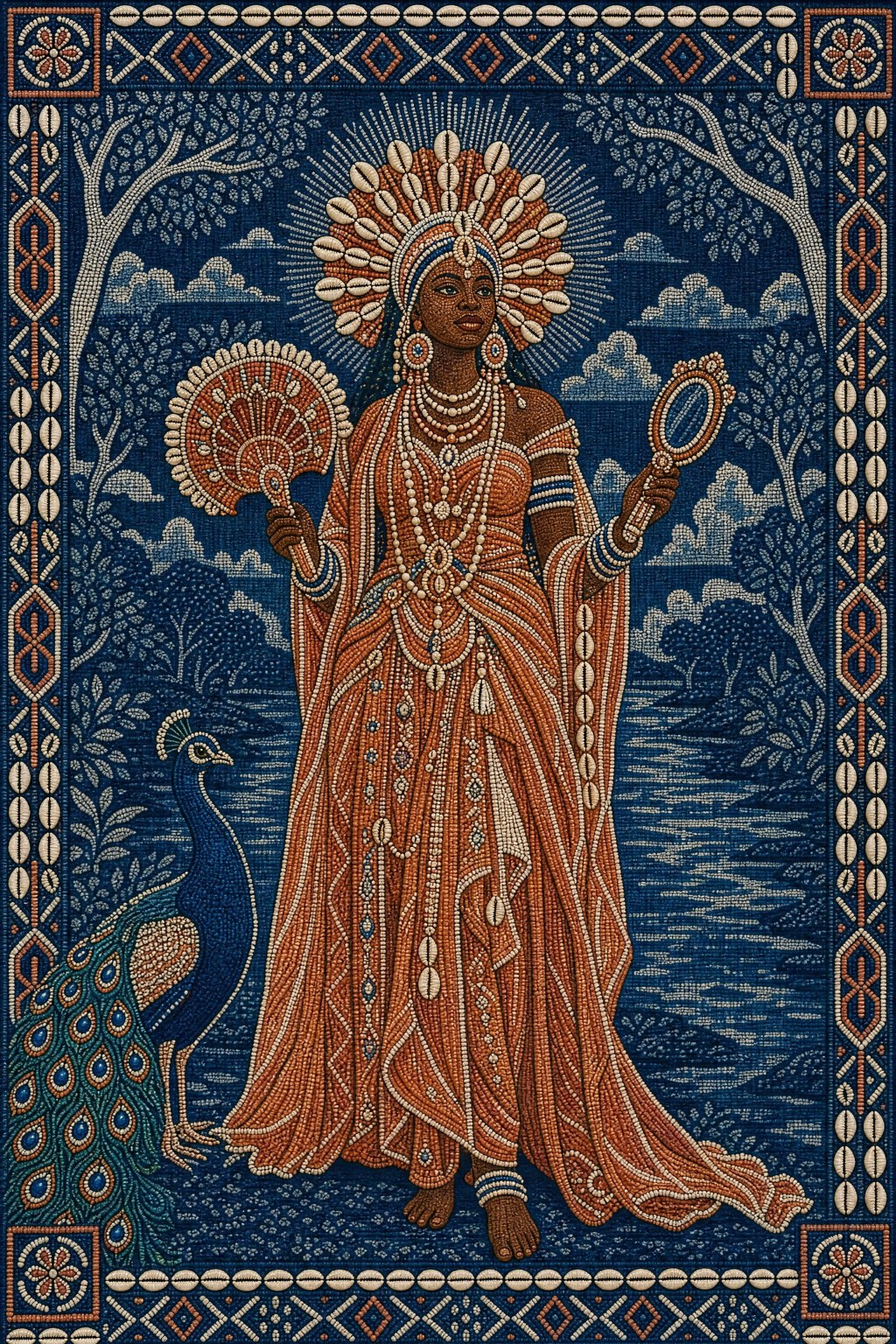 Oshun — Indigo & Beadwork
