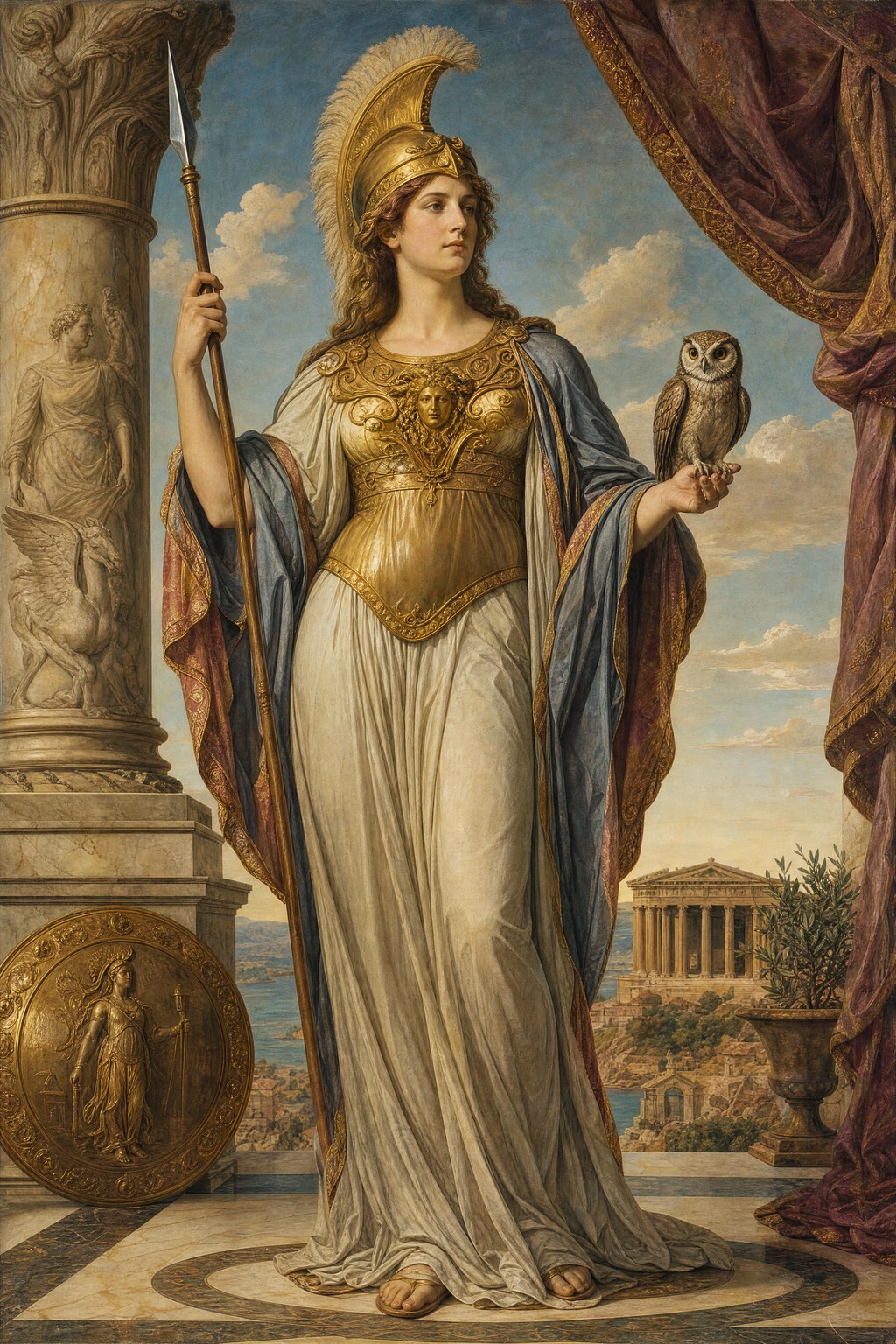 Athena — Renaissance Oil — Second Study