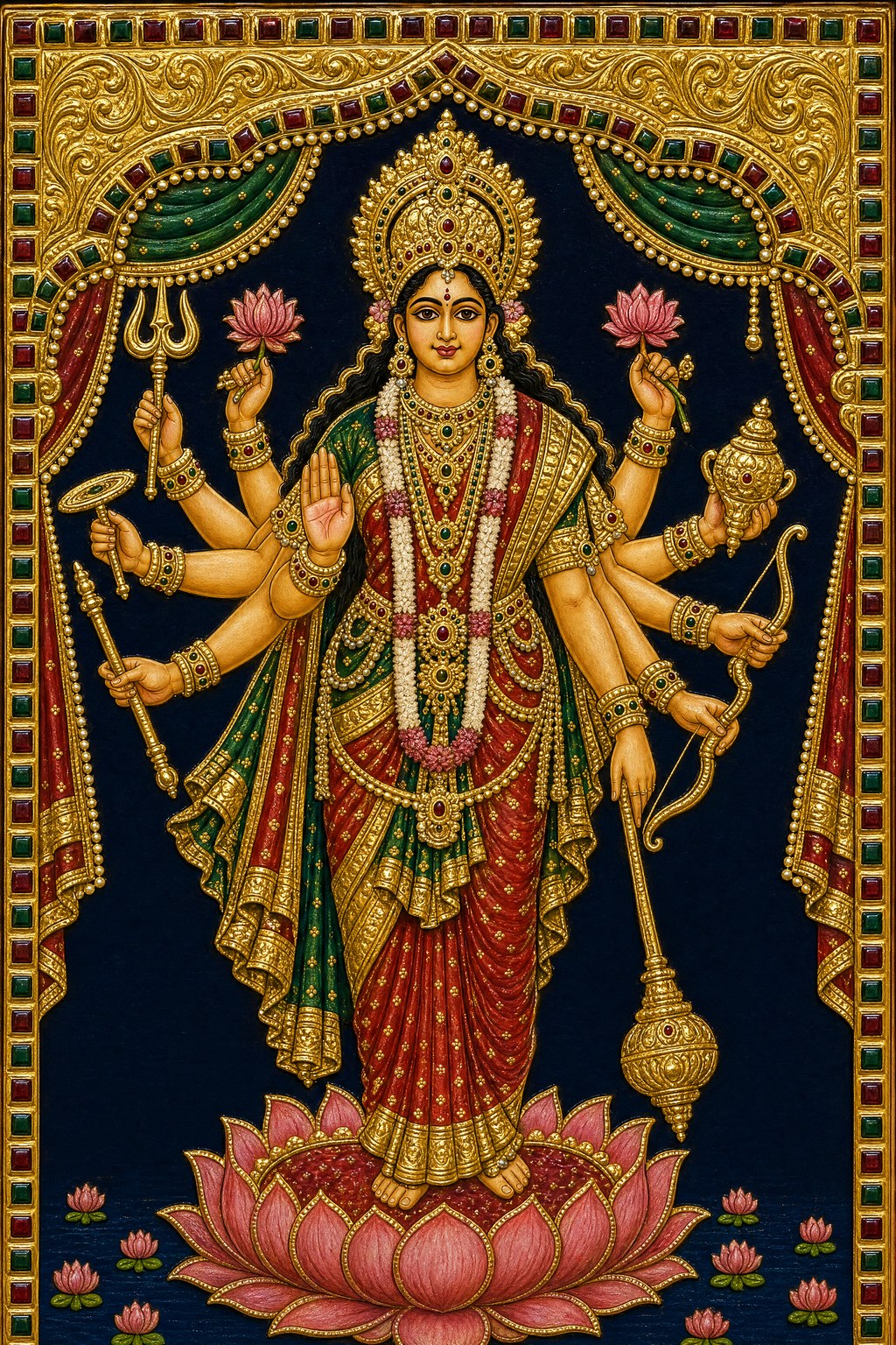 The Vedas — Tanjore Gold